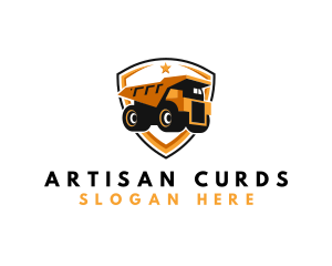 Logistics Dump Truck logo design