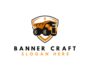 Logistics Dump Truck logo design