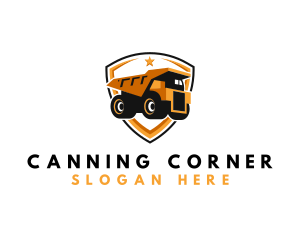 Logistics Dump Truck logo design