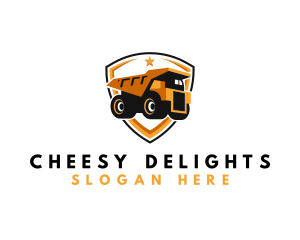 Logistics Dump Truck logo design