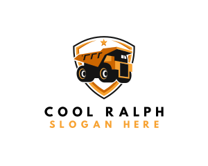 Logistics Dump Truck logo design