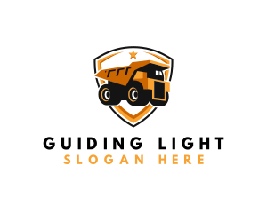 Logistics Dump Truck logo design