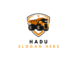 Logistics Dump Truck logo design