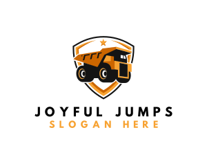 Logistics Dump Truck logo design