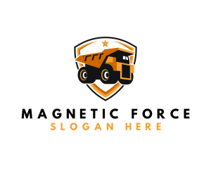 Logistics Dump Truck logo design