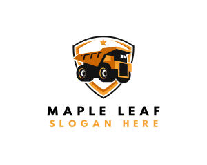 Logistics Dump Truck logo design