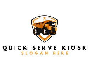 Logistics Dump Truck logo design