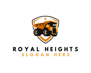 Logistics Dump Truck logo design