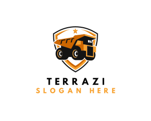 Logistics Dump Truck logo design