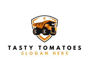 Logistics Dump Truck logo design