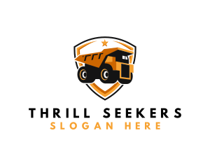 Logistics Dump Truck logo design