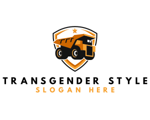 Logistics Dump Truck logo design