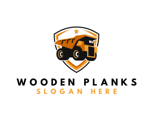 Logistics Dump Truck logo design