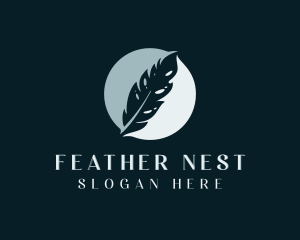 Feather Publishing Author logo design