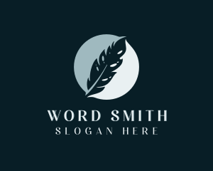 Author - Feather Publishing Author logo design