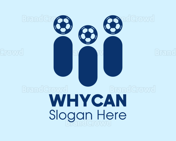 Soccer Sports Fans Logo