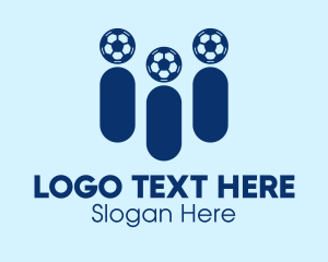 Football - Soccer Sports Fans logo design