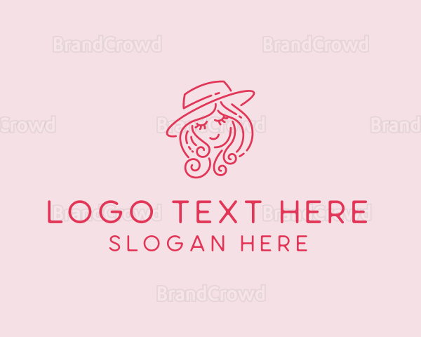 Pretty Hat Lady Logo