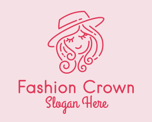 Hat - Pretty Hat Lady logo design