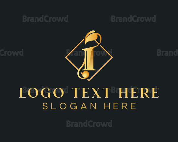 Premium Luxury Letter I Logo