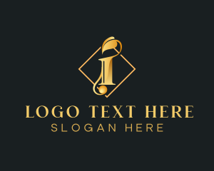 Letter I - Premium Luxury Letter I logo design