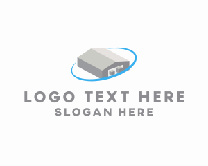 Customs - Logistics Warehouse Hub logo design