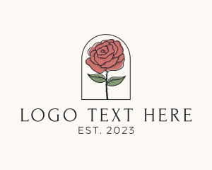 Garden - Rose Flower Garden logo design