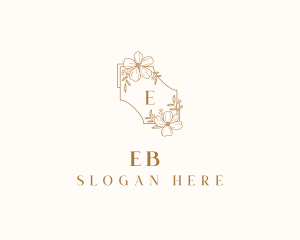 Floral Wedding Event Logo