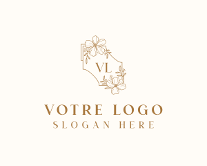 Floral Wedding Event Logo