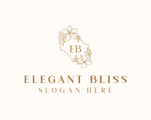 Floral Wedding Event logo design