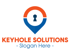 Keyhole - Keyhole GPS Pin logo design