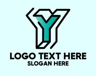 Outline Letter Y Logo