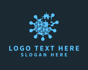 Toxic - Anti Virus Puzzle logo design