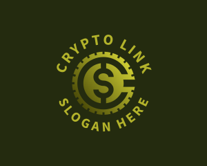 Crypto Currency Financial  logo design