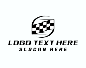 Racing Flag - Racing Flag Motorsports logo design