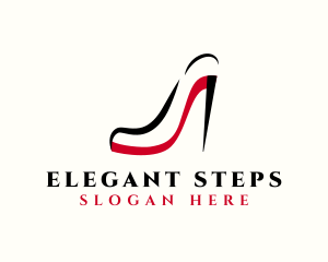 High Heel Shoe Boutique logo design