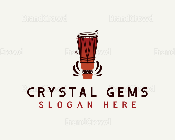 Drum Musical Instrument Logo