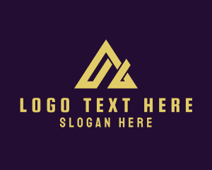 Agency - Modern Roof Letter A logo design