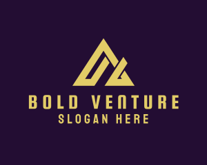 Venture - Modern Roof Letter A logo design