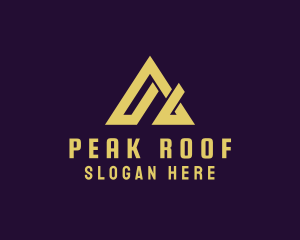 Roof - Modern Roof Letter A logo design