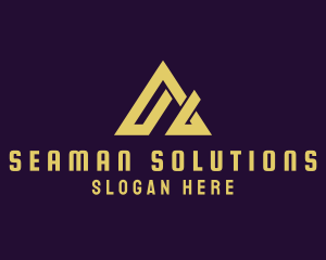 Modern Roof Letter A logo design