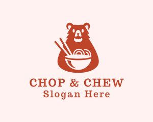 Bowls - Bear Ramen Noodles logo design