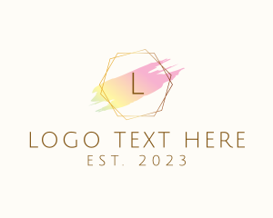 Letter - Luxury Makeup Brush Cosmetics logo design