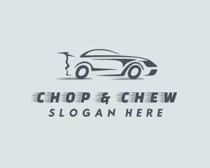 Gray Supercar Race Logo