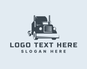 Transportation - Cargo Delivery Logistics Truck logo design