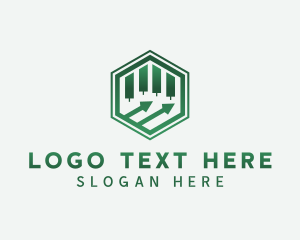 Statistics - Statistics Trading Graph logo design