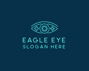 Eye Game Console logo design