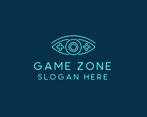 Eye Game Console logo design