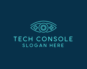Eye Game Console logo design