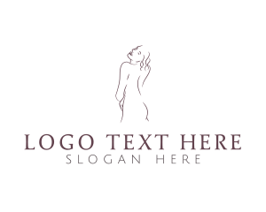 Yoga - Erotic Woman Body logo design